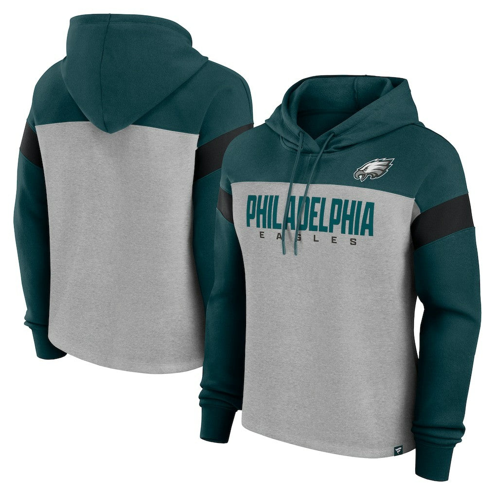 Philadelphia Eagles Fanatics Women's Bold Play Call Pullover Hoodie