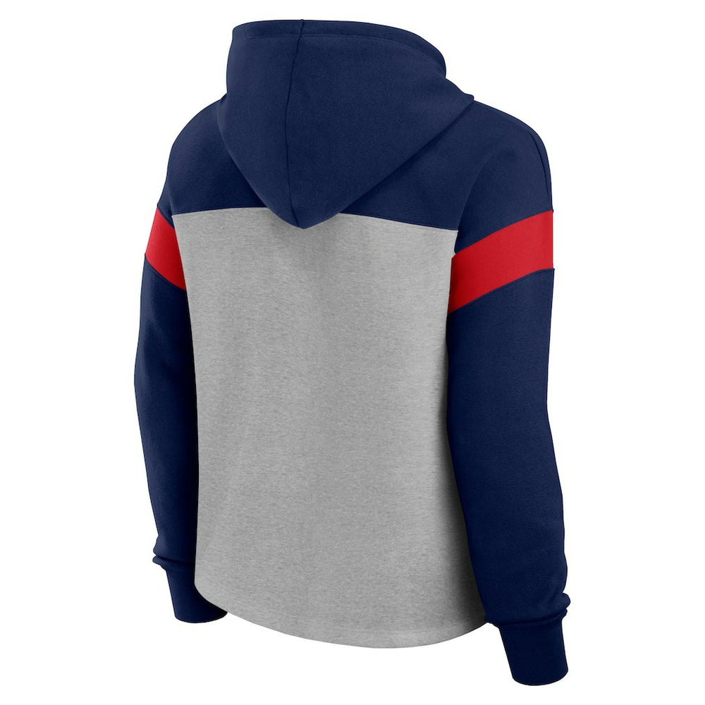 New England Patriots Fanatics Women's Bold Play Call Pullover Hoodie