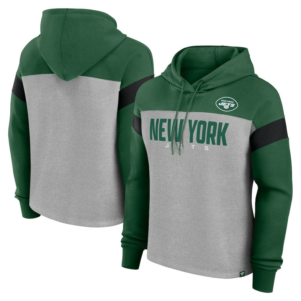 New York Jets Fanatics Women's Bold Play Call Pullover Hoodie
