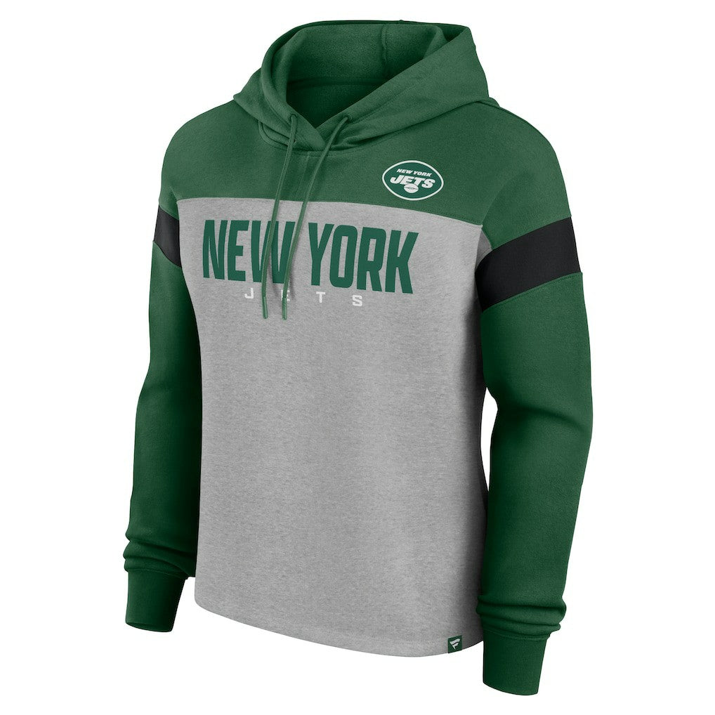 New York Jets Fanatics Women's Bold Play Call Pullover Hoodie
