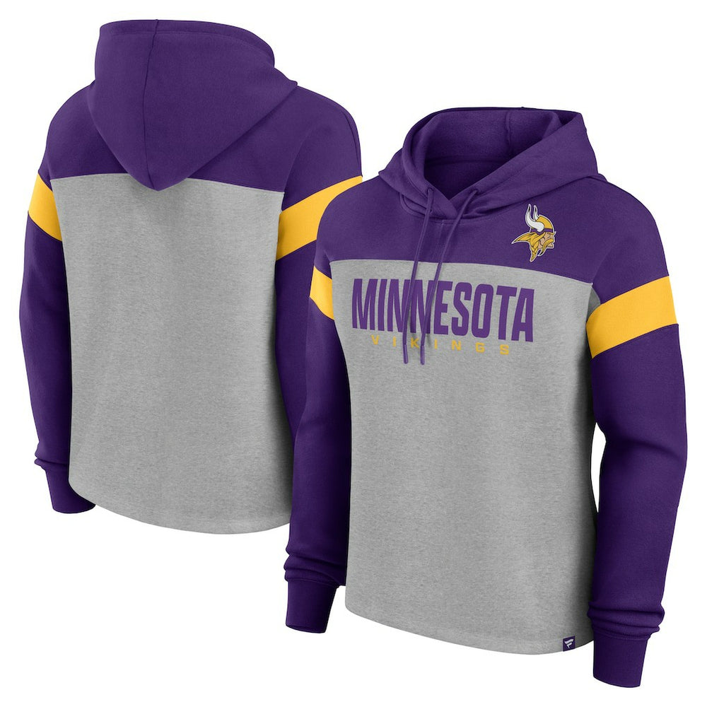 Minnesota Vikings Fanatics Women's Bold Play Call Pullover Hoodie