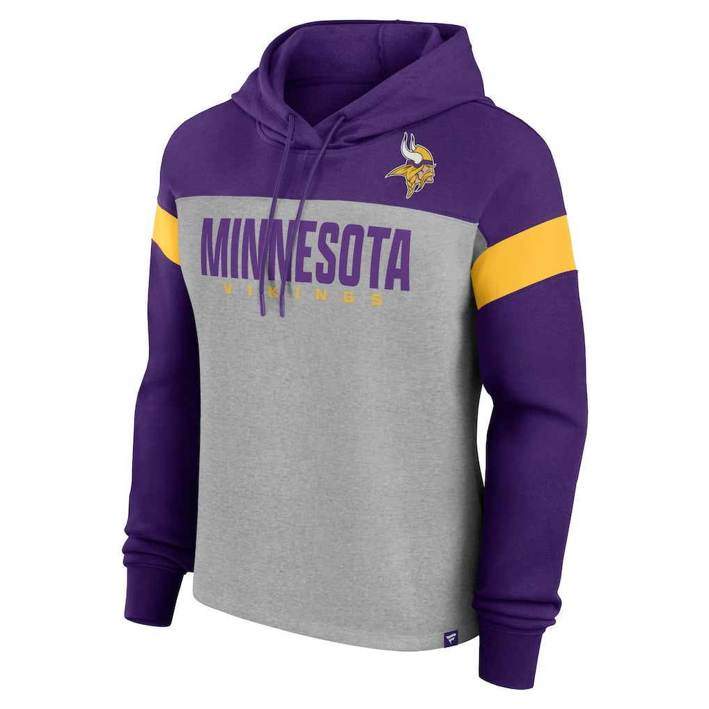 Minnesota Vikings Fanatics Women's Bold Play Call Pullover Hoodie