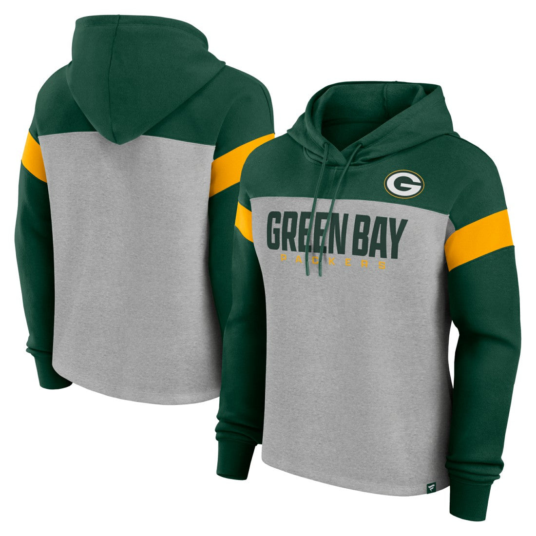 Green Bay Packers Fanatics Women's Bold Play Call Pullover Hoodie