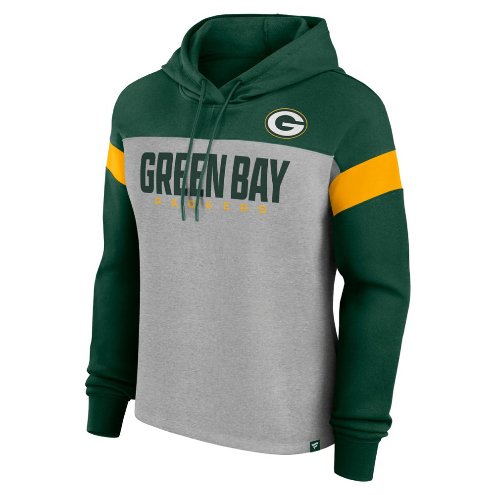 Green Bay Packers Fanatics Women's Bold Play Call Pullover Hoodie