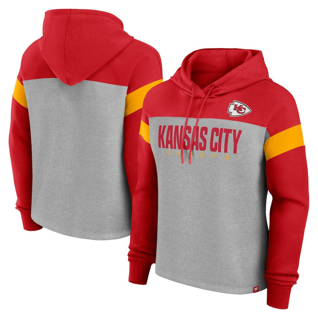Kansas City Chiefs Fanatics Women's Bold Play Call Pullover Hoodie