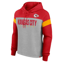 Kansas City Chiefs Fanatics Women's Bold Play Call Pullover Hoodie
