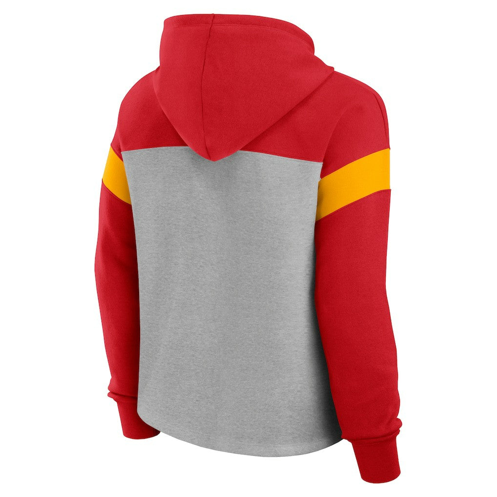 Kansas City Chiefs Fanatics Women's Bold Play Call Pullover Hoodie