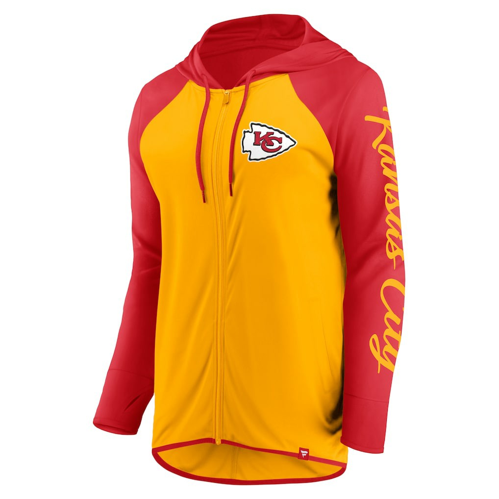 Kansas City Chiefs Fanatics Women's Script Full-Zip Hoodie