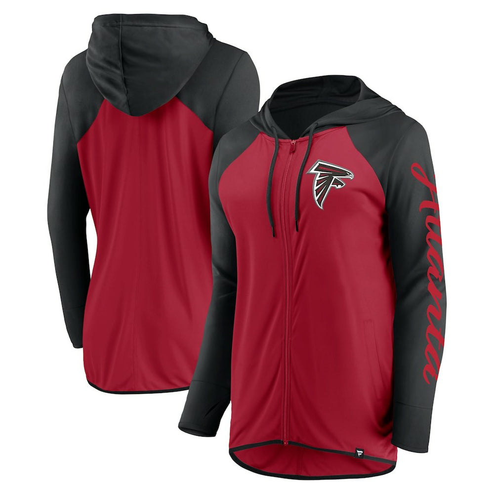Atlanta Falcons Fanatics Women's Script Full-Zip Hoodie