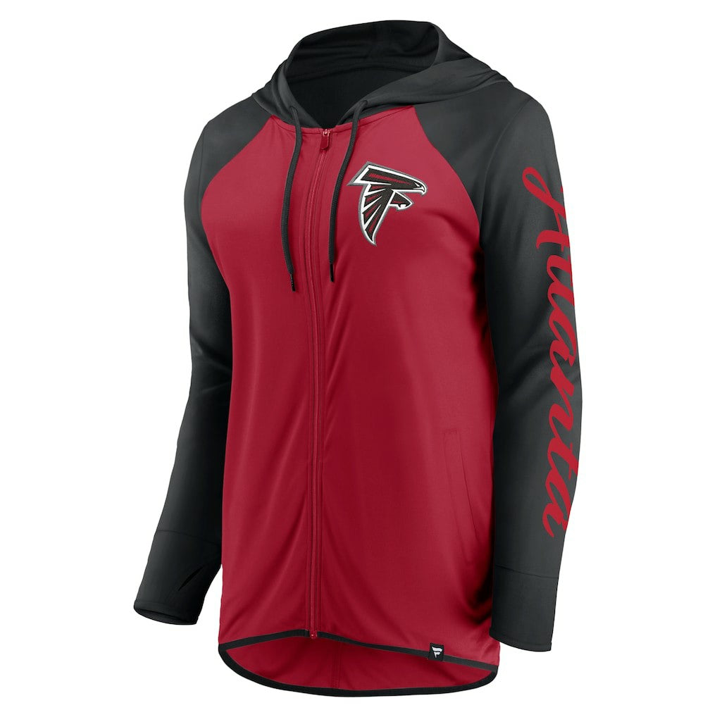 Atlanta Falcons Fanatics Women's Script Full-Zip Hoodie