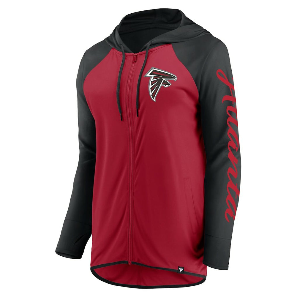 Atlanta Falcons Fanatics Women's Script Full-Zip Hoodie