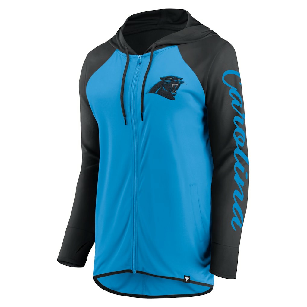 Carolina Panthers Fanatics Women's Script Full-Zip Hoodie