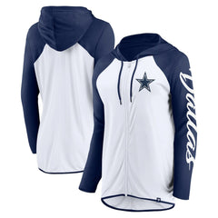 Dallas Cowboys Fanatics Women's Script Full-Zip Hoodie