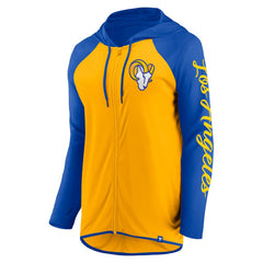 Los Angeles Rams Fanatics Women's Script Full-Zip Hoodie
