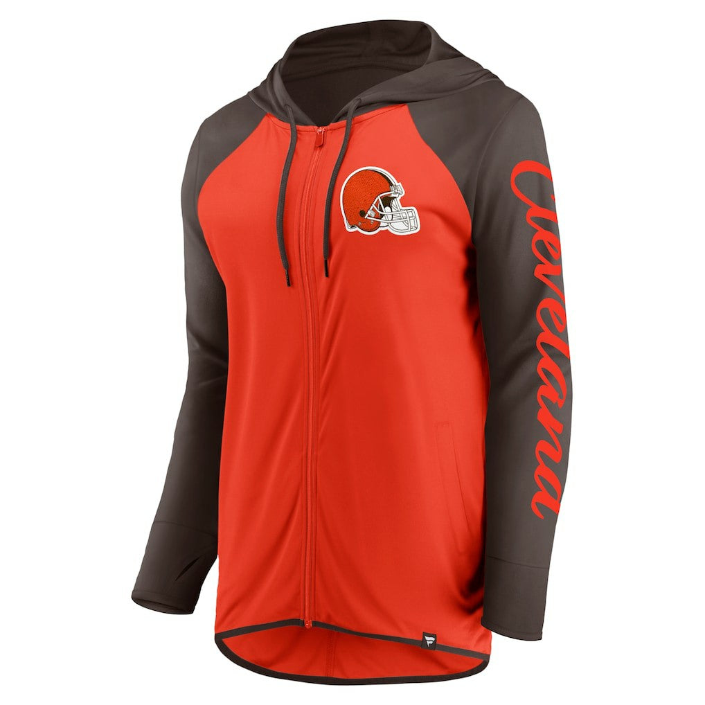 Cleveland Browns Fanatics Women's Script Full-Zip Hoodie
