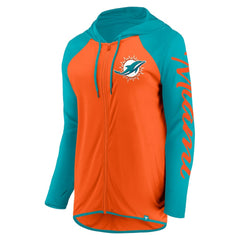 Miami Dolphins Fanatics Women's Script Full-Zip Hoodie