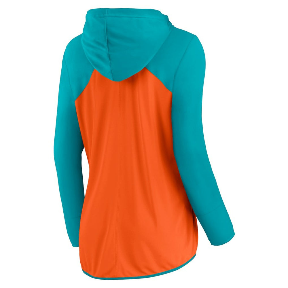 Miami Dolphins Fanatics Women's Script Full-Zip Hoodie