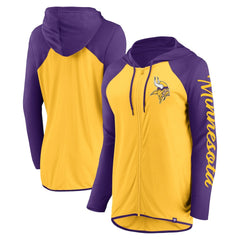 Minnesota Vikings Fanatics Women's Script Full-Zip Hoodie