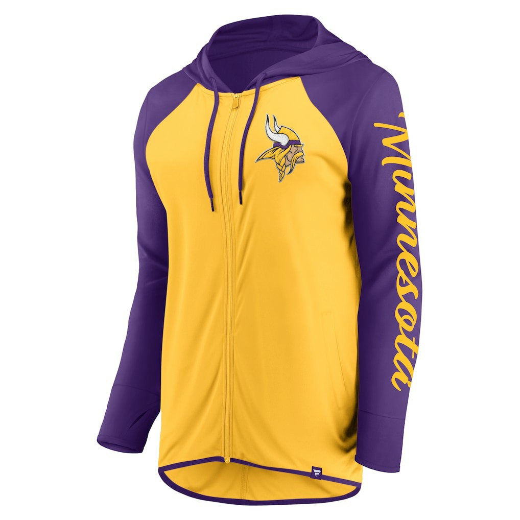 Minnesota Vikings Fanatics Women's Script Full-Zip Hoodie