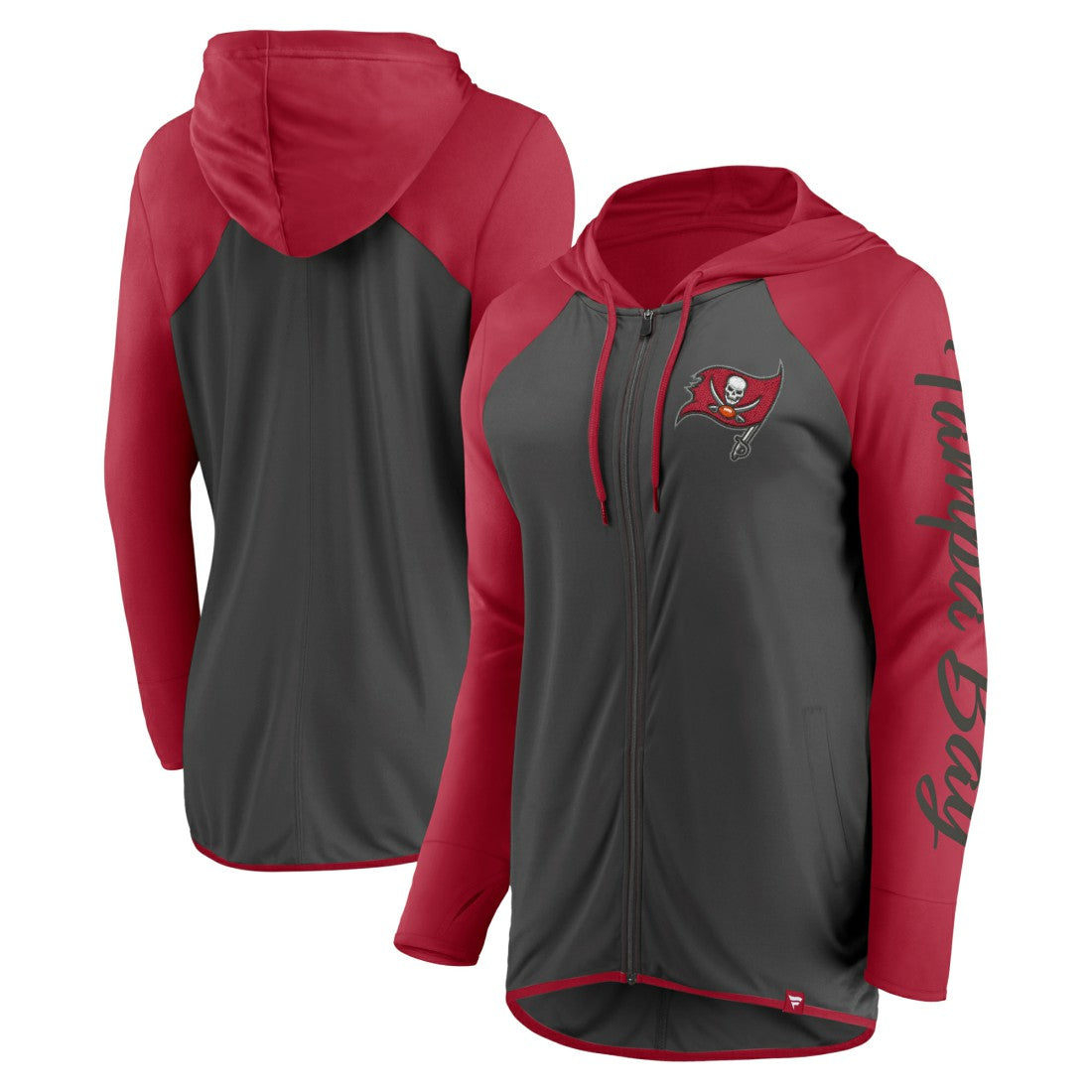 Tampa Bay Buccaneers Fanatics Women's Script Full-Zip Hoodie