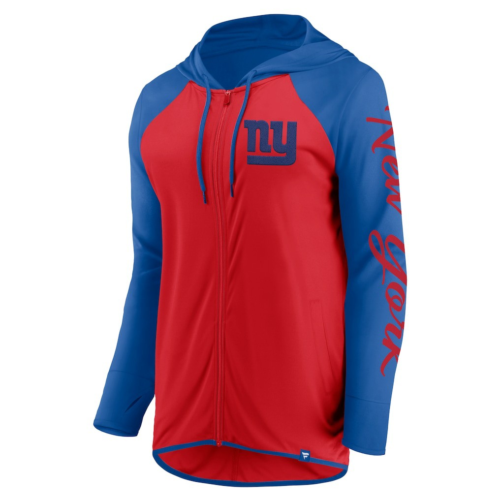 New York Giants Fanatics Women's Script Full-Zip Hoodie