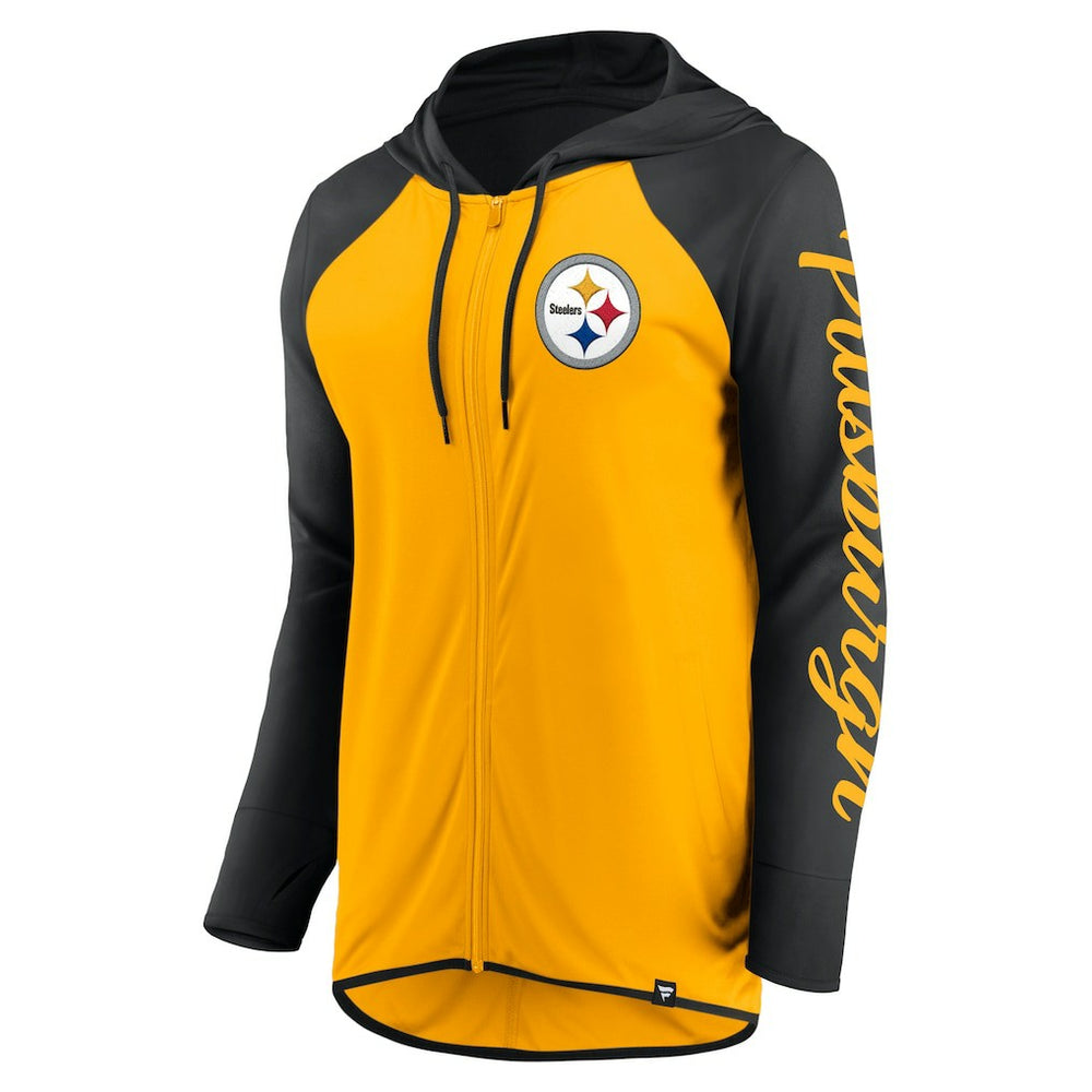 Pittsburgh Steelers Fanatics Women's Script Full-Zip Hoodie