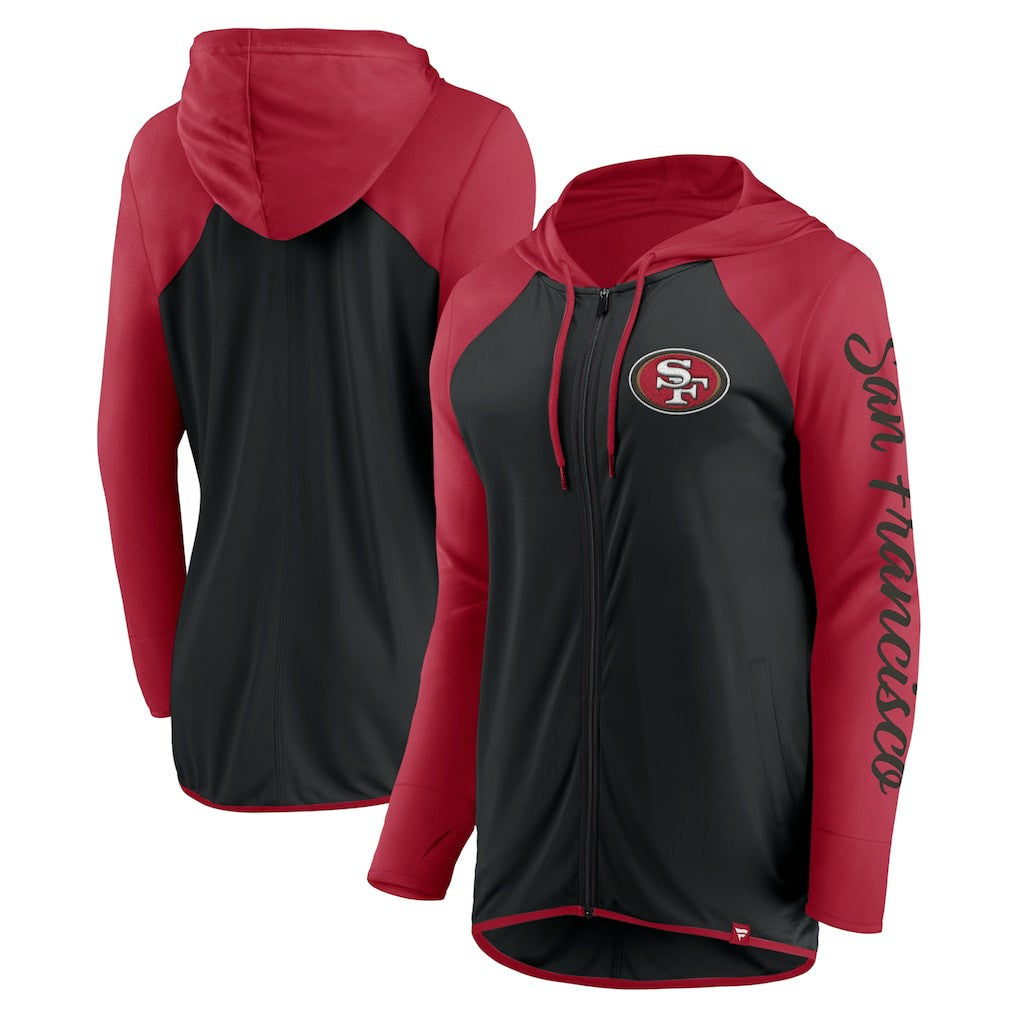 San Francisco 49ers Fanatics Women's Script Full-Zip Hoodie