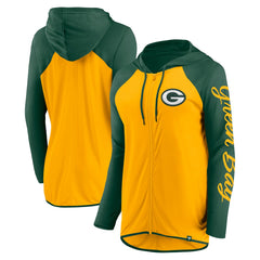 Green Bay Packers Fanatics Women's Script Full-Zip Hoodie
