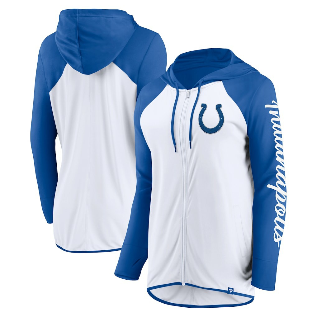 Indianapolis Colts Fanatics Women's Script Full-Zip Hoodie