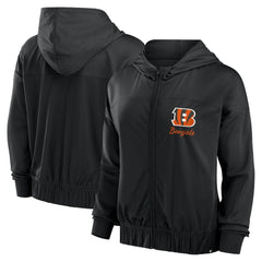 Cincinnati Bengals Fanatics Women's Script Lock Full-Zip Hoodie