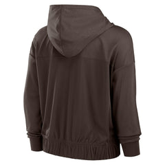 Cleveland Browns Fanatics Women's Script Lock Full-Zip Hoodie
