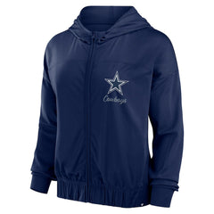 Dallas Cowboys Fanatics Women's Script Lock Full-Zip Hoodie