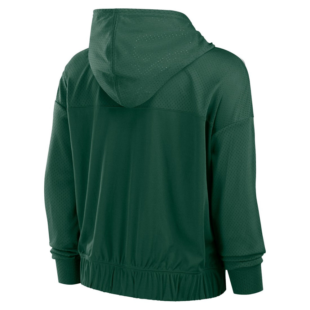 Green Bay Packers Fanatics Women's Script Lock Full-Zip Hoodie