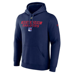 New York Rangers Fanatics Authentic Pro Core Primary Fleece Pullover Hoodie Outlet