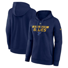 St. Louis Blues Fanatics Women's Authentic Pro Core Primary Fleece Pullover Hoodie Outlet