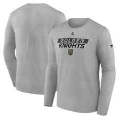 Vegas Golden Knights Fanatics Authentic Pro Core Primary Long Sleeve T-Shirt Outlet