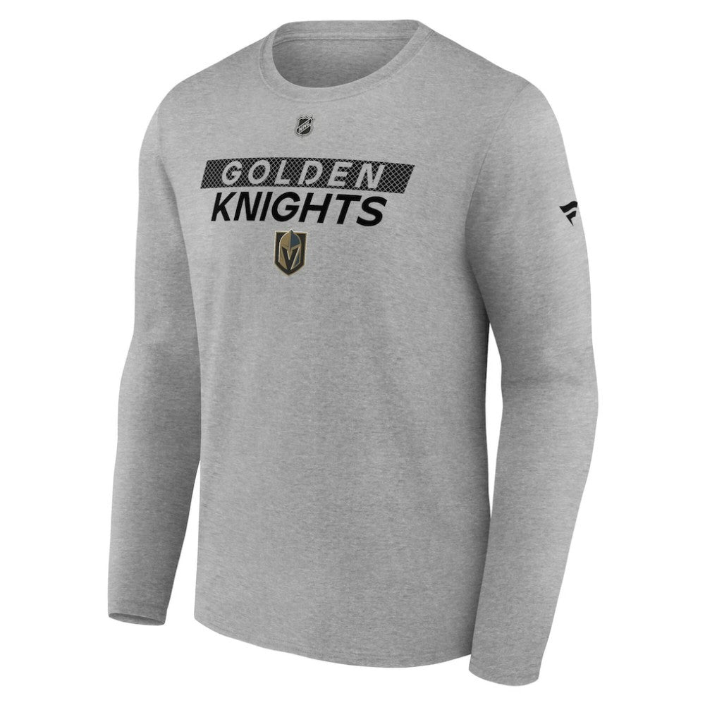 Vegas Golden Knights Fanatics Authentic Pro Core Primary Long Sleeve T-Shirt Outlet
