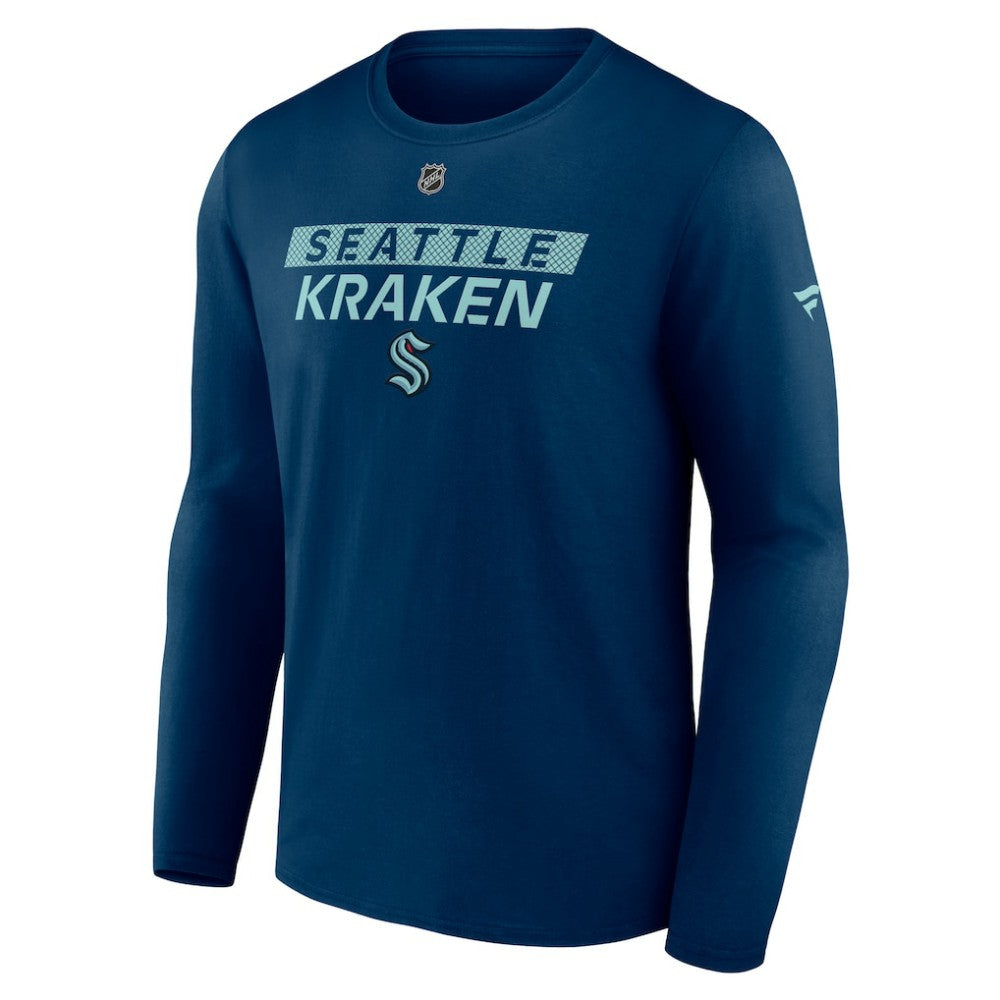 Seattle Kraken Fanatics Authentic Pro Core Primary Long Sleeve T-Shirt Discount