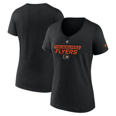 Philadelphia Flyers Fanatics Women's Authentic Pro Core Primary V-Neck T-Shirt Online
