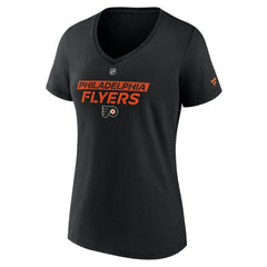 Philadelphia Flyers Fanatics Women's Authentic Pro Core Primary V-Neck T-Shirt Online
