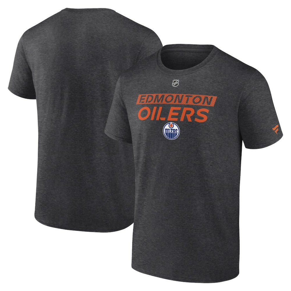 Edmonton Oilers Fanatics Authentic Pro Core Primary T-Shirt Outlet