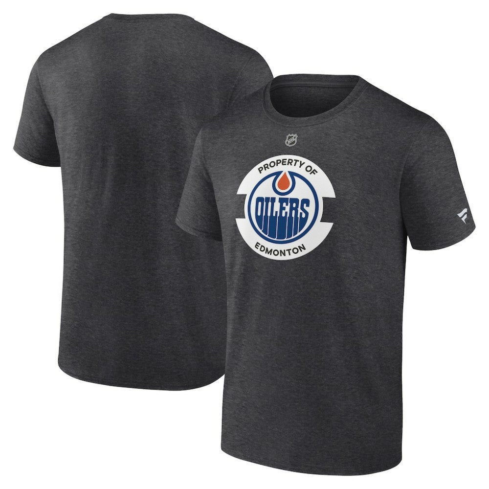 Edmonton Oilers Fanatics Authentic Pro Core Secondary T-Shirt Discount