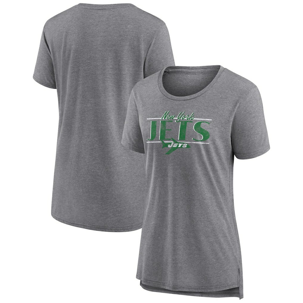 New York Jets Fanatics Women's Up the Middle Tri-Blend T-Shirt