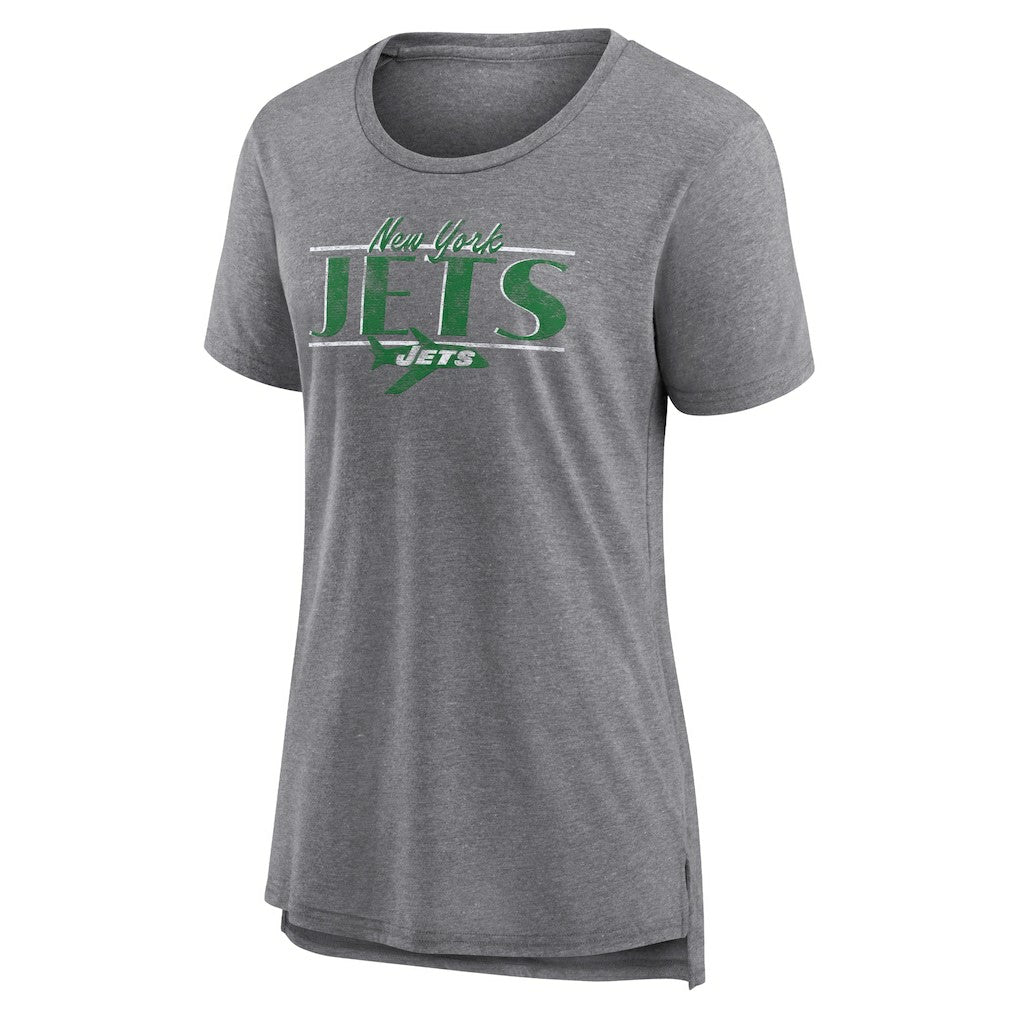 New York Jets Fanatics Women's Up the Middle Tri-Blend T-Shirt