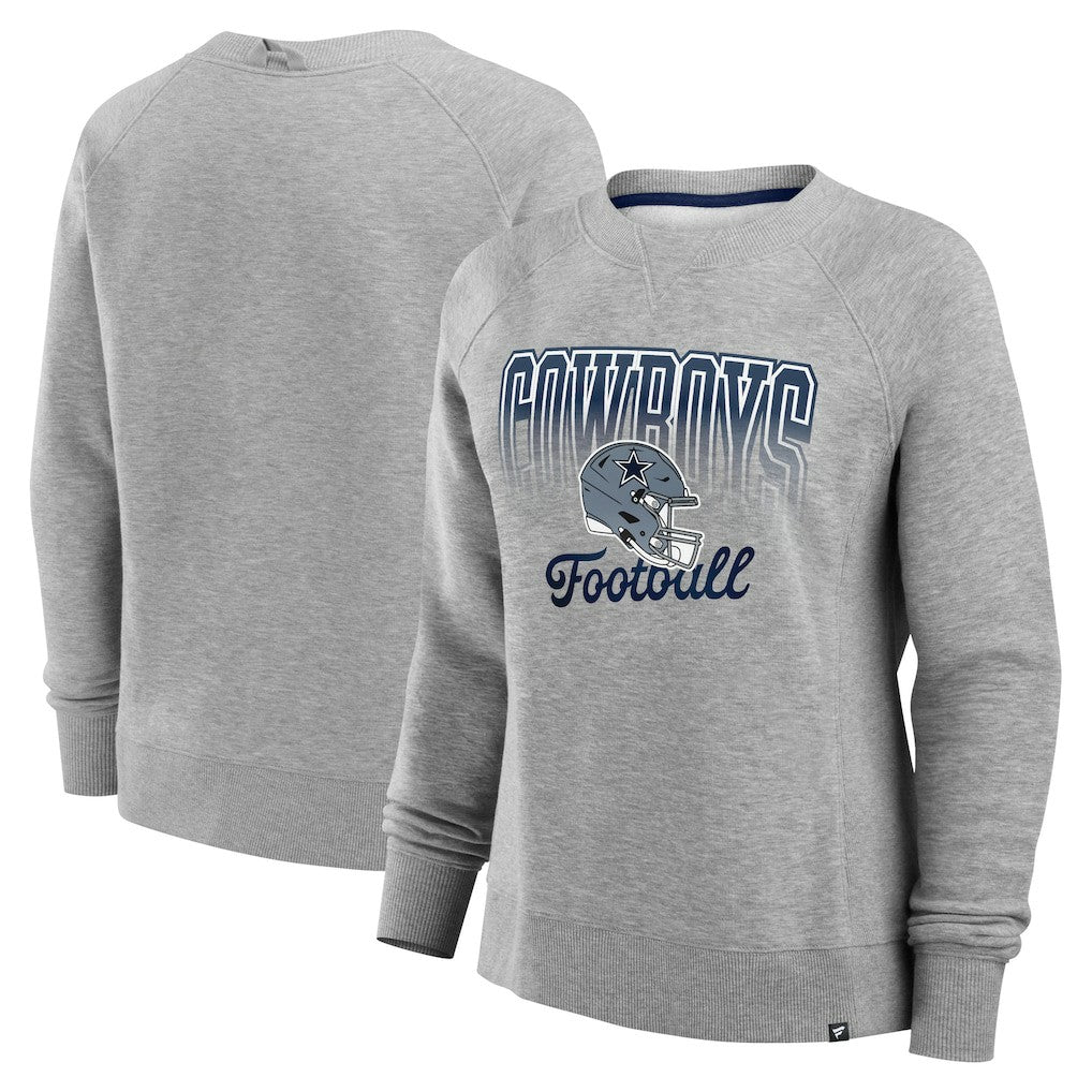 Dallas Cowboys Fanatics Women's Hit Hard Fleece Pullover Sweatshirt