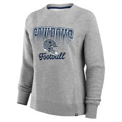 Dallas Cowboys Fanatics Women's Hit Hard Fleece Pullover Sweatshirt
