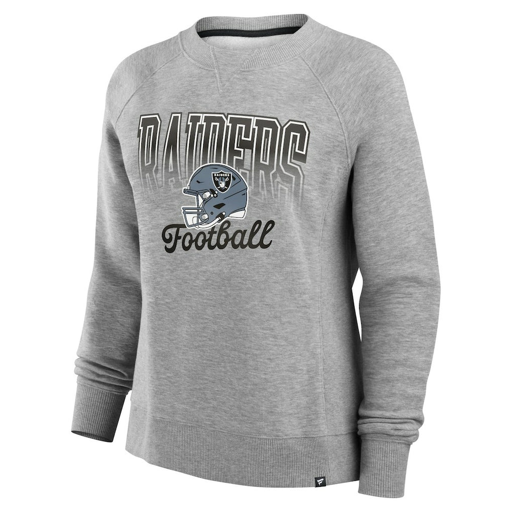 Las Vegas Raiders Fanatics Women's Hit Hard Fleece Pullover Sweatshirt
