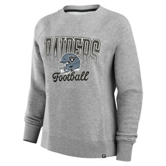 Las Vegas Raiders Fanatics Women's Hit Hard Fleece Pullover Sweatshirt