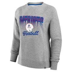New England Patriots Fanatics Women's Hit Hard Fleece Pullover Sweatshirt