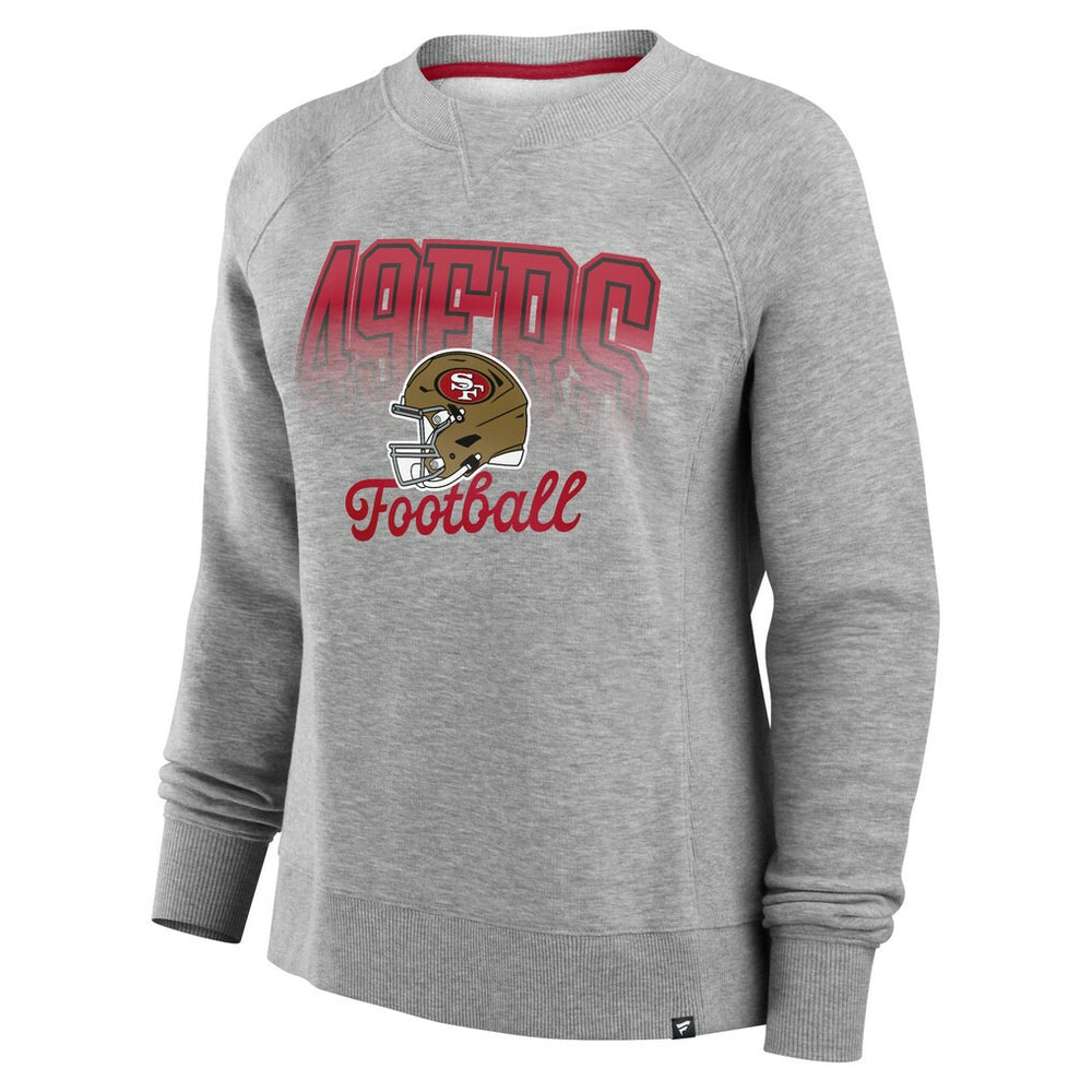 San Francisco 49ers Fanatics Women's Hit Hard Fleece Pullover Sweatshirt